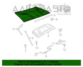 Capota goală a Dodge Challenger 09-14 este adaptată pentru prizele laterale de aer