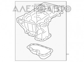 Palet de ulei Dodge Journey 11-19 3.6 cu zgârieturi.