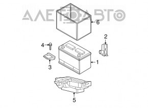 Palet pentru baterie Dodge Grand Caravan 11-20