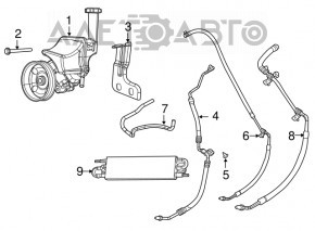 Насос ГУР гидроусилителя Dodge Challenger 09-14 электро