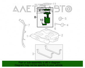 Pompă de combustibil pentru Dodge Grand Caravan 11-20