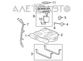 Pompă de combustibil pentru Dodge Grand Caravan 11-20