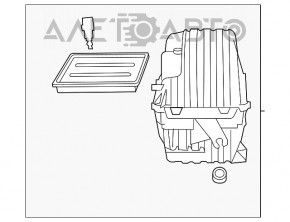 Корпус воздушного фильтра Dodge Journey 11- 2.4 OEM