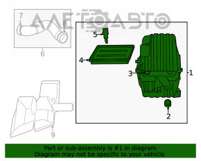 Корпус воздушного фильтра Dodge Journey 11- 2.4 OEM