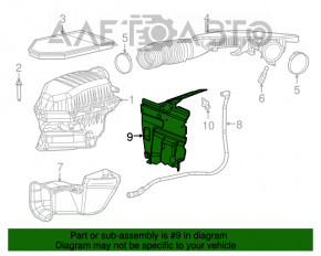 Protecția arcului lateral stânga pentru Dodge Challenger 09-