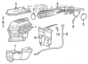 Protecția arcului lateral stânga pentru Dodge Challenger 09-