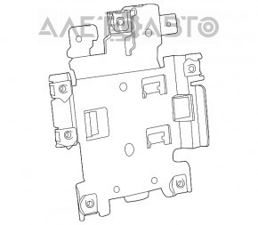 Кронштейн блока ECU компьютер двигателя Jeep Grand Cherokee WK2 14-15 3.6