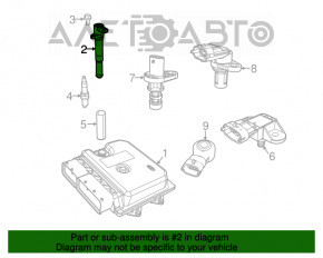 Bobina de aprindere Fiat 500 12-17