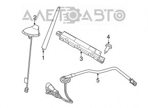 Mufă antenă Fiat 500 12-15