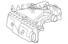 Corpul filtrului de aer Fiat 500 12-17