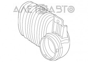 Воздухоприемник Fiat 500 12-17