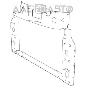 Televizor radiator Fiat 500 12-19