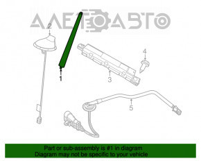 Antena de ștap Fiat 500 12-19