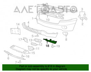 Montare bara fata stanga Jeep Grand Cherokee WK2 11-13