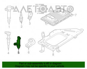 Датчик положения коленвала Jeep Grand Cherokee WK2 14-21 3.6