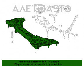 Bara spate Dodge Dart 13-16