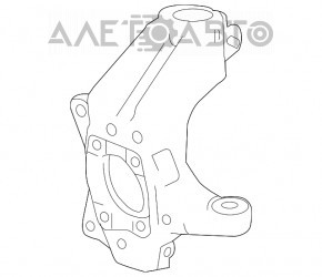 Capacul frontal dreapta Chrysler 200 15-17