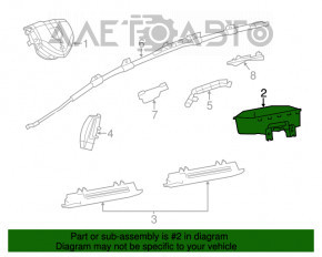 Airbagul de pasager din bordul Dodge Dart 13-16