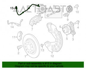 Senzor ABS spate stânga Dodge Dart 13-16