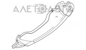 Protecția pentru bara de protecție față a Dodge Challenger 15-19 restilizat 3.6