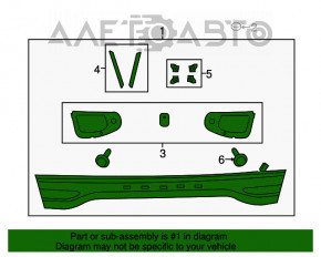 Lampa centrală Dodge Dart 13-16 s-a desprins stopul, sticla s-a desprins de carcasă