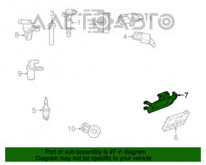 Suport de bloc ECU al calculatorului motorului Dodge Grand Caravan 11-20