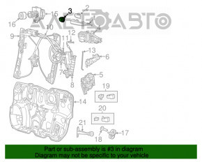 Manerul exterior de la ușa din față dreapta Dodge Dart 13-16 crom