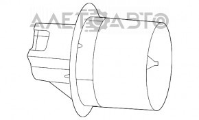 Motorul ventilatorului de încălzire Fiat 500 12-19