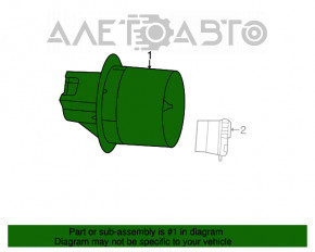 Motorul ventilatorului de încălzire Fiat 500 12-19