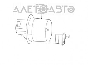 Motorul ventilatorului de încălzire Fiat 500 12-19