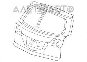 Дверь багажника голая Acura MDX 07-13