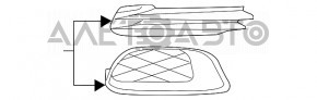 Mufa PTF stânga Dodge Grand Caravan 11-20 nou original OEM