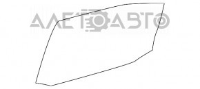 Geam ușă stânga spate Lexus LS460 LS600h 07-08 lung nou original OEM