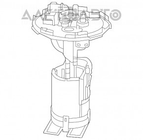 Pompă de combustibil, pompă de benzină Fiat 500 12-17