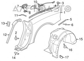 Blocare capac rezervor Dodge Dart 13-16