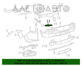 Reflector spate dreapta Jeep Cherokee KL 14-18