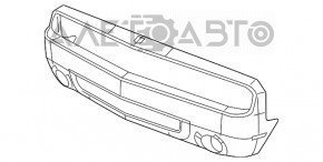 Bara fata goala Dodge Challenger 09-14