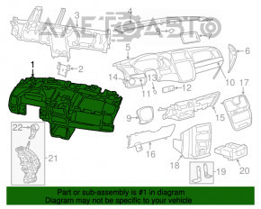 Cadru torpedo Dodge Grand Caravan 11-20