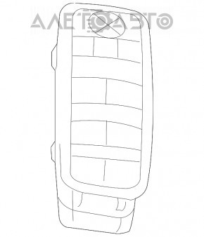 Controlul geamului electric din față, stânga, pentru Dodge Grand Caravan 11-20 2 auto.