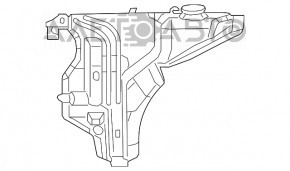 Бачок омывателя Dodge Challenger 09- без крышки и датчика