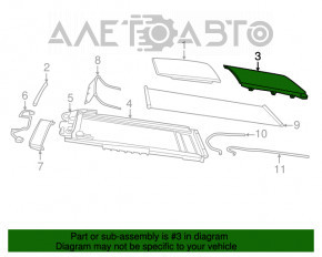 Geam spate pentru Chrysler 300 11-