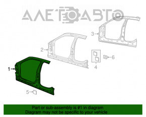 Bara caroserie centrală dreapta Chrysler 300 11-