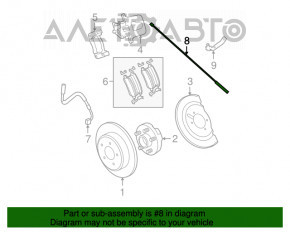 Senzor ABS spate stânga Dodge Grand Caravan 11-20