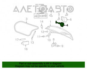 Capac portbagaj Chrysler 200 4 uși 11-14