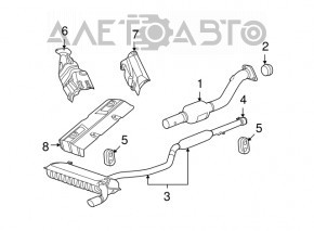 Silentioză spate cu baie Jeep Compass 11-16 2.4