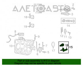 Cheie Jeep Grand Cherokee WK2 14-21 inteligentă, 3 butoane