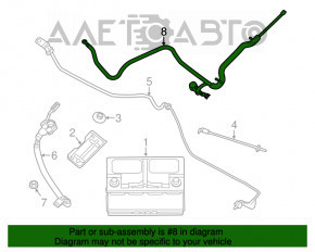 Клемма плюсовая Jeep Grand Cherokee WK2 14-15 3.6