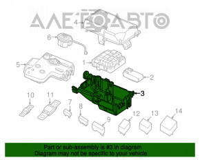 Blocul de siguranțe sub capotă Dodge Dart 13-16 2.4 SXT