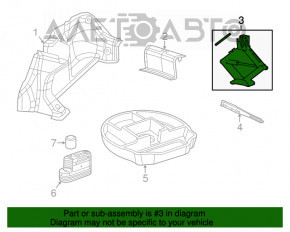 Cric Chrysler 200 15-17 ruginit.