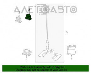 Senzor airbag usa stanga Fiat 500X 16-